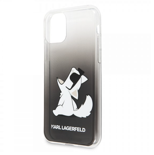Чехол для смартфона Lagerfeld для iPhone 11 Pro TPU/PC collection Choupette Fun Hard Gradient Black
